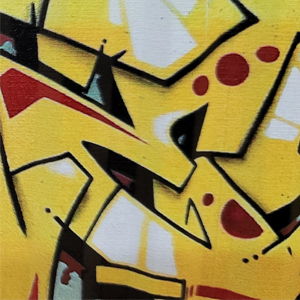 Close-up detail of Bates' experimental and exploratory letter style