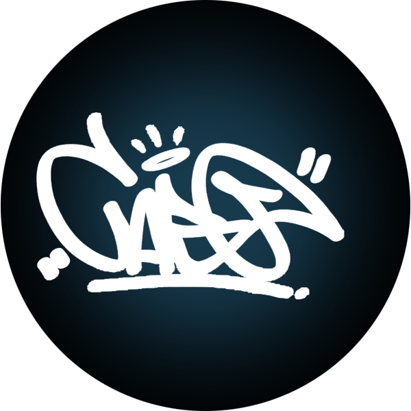 Authentic Case graffiti tag signature on the art collectible model