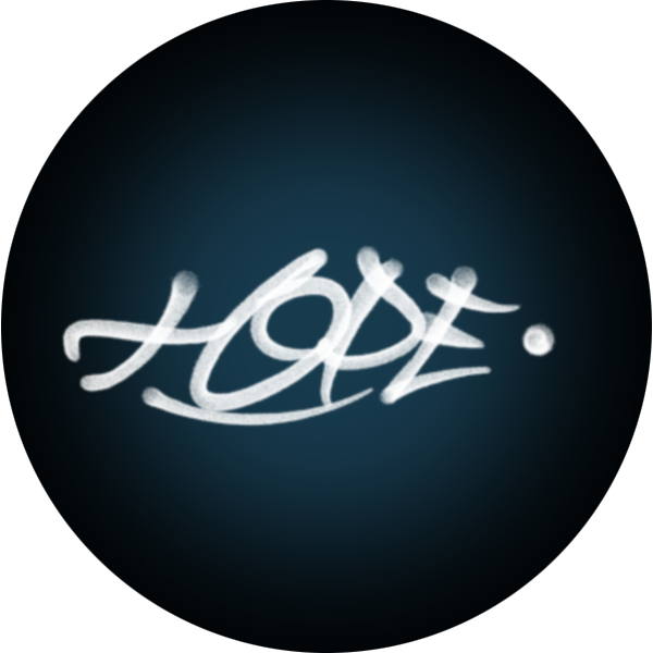 Authentic Hope TCM graffiti tag signature on the art collectible model